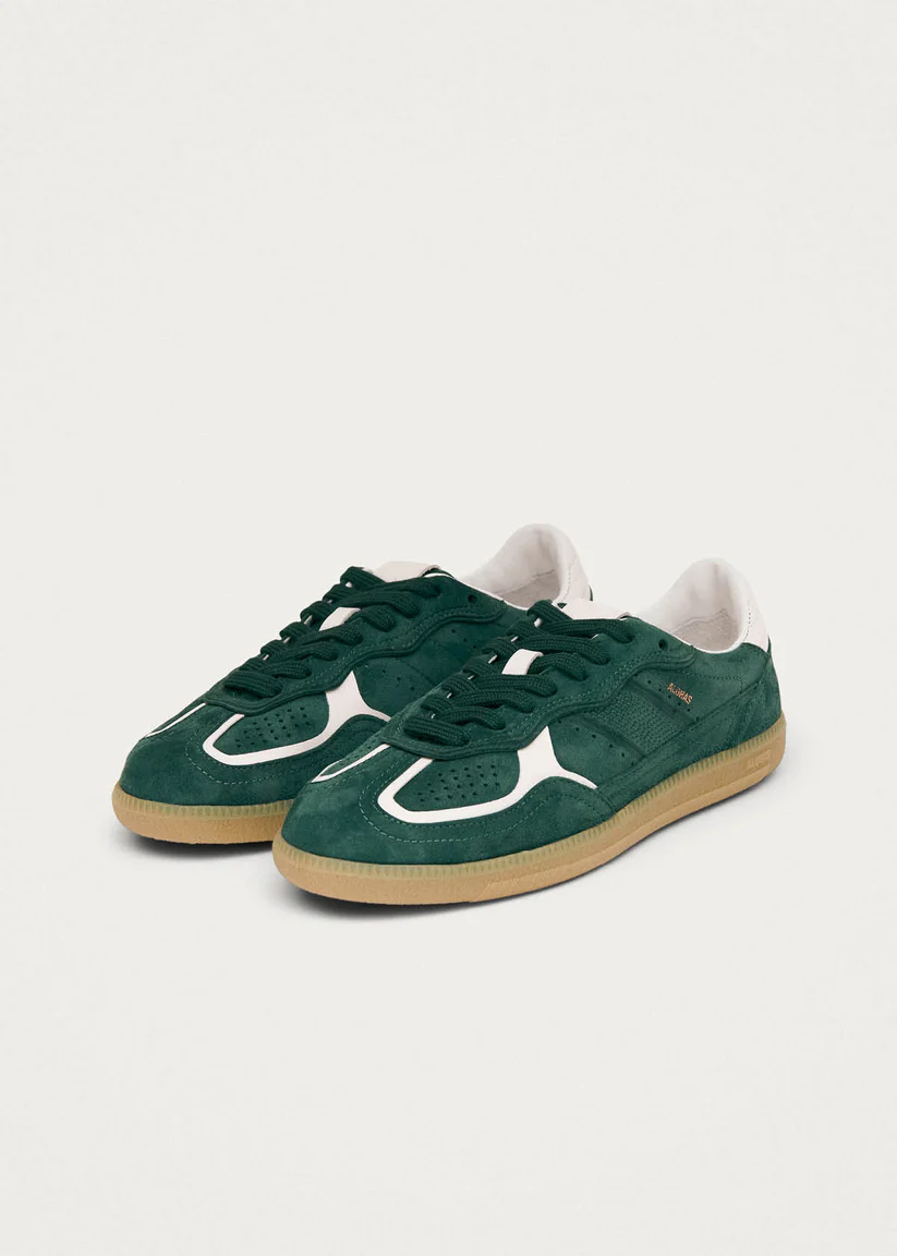 Alohas Tb.490 Rife forest Green leather sneakers