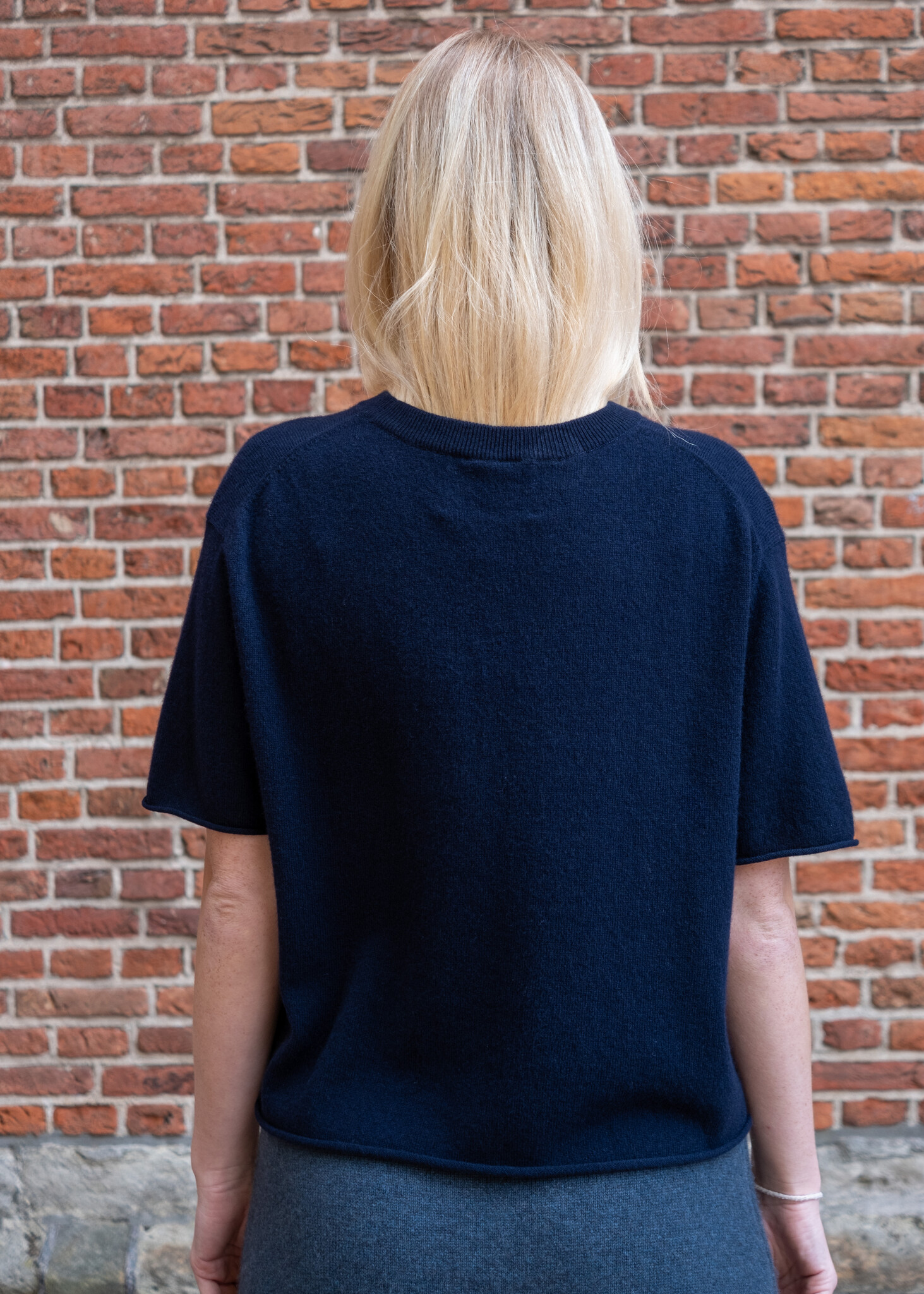 Lisa Yang Cila T-shirt Navy