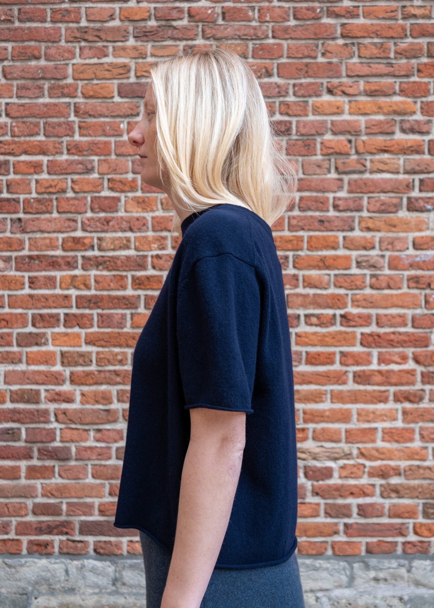 Lisa Yang Cila T-shirt Navy