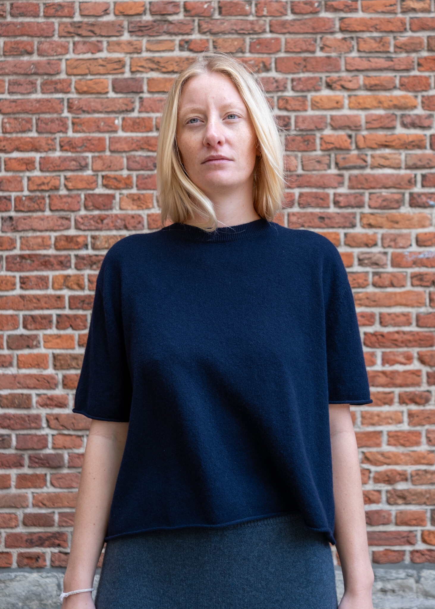 Lisa Yang Cila T-shirt Navy