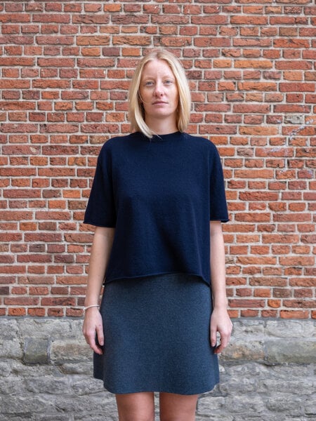 Lisa Yang Cila T-shirt Navy