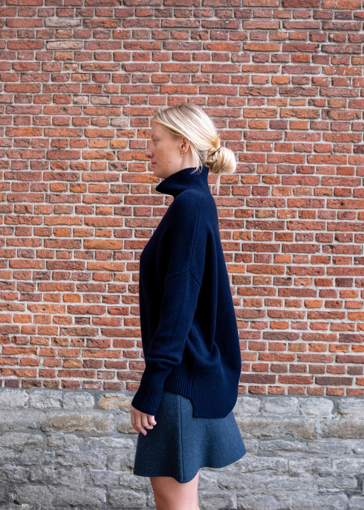 Lisa Yang Heidi sweater Navy