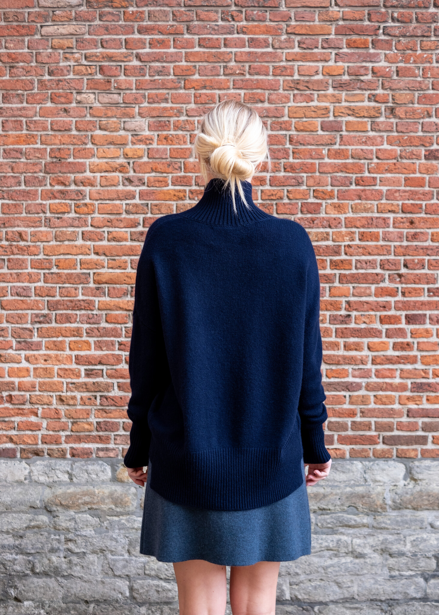 Lisa Yang Heidi sweater Navy