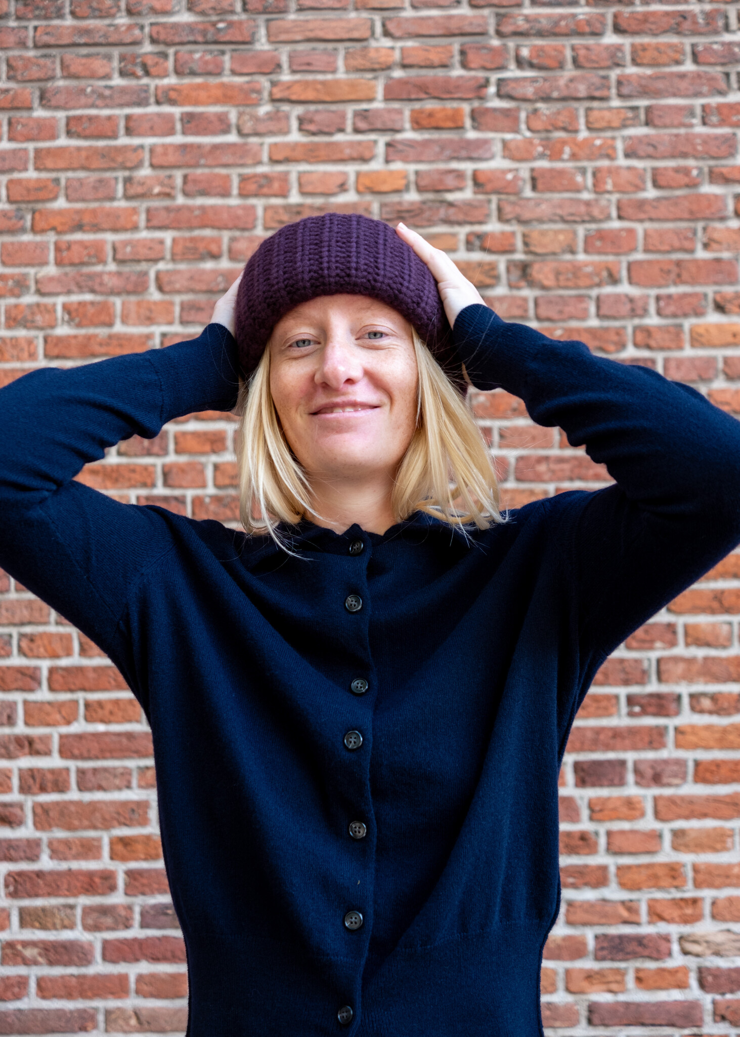 Lisa Yang Beatris beanie Mahogany