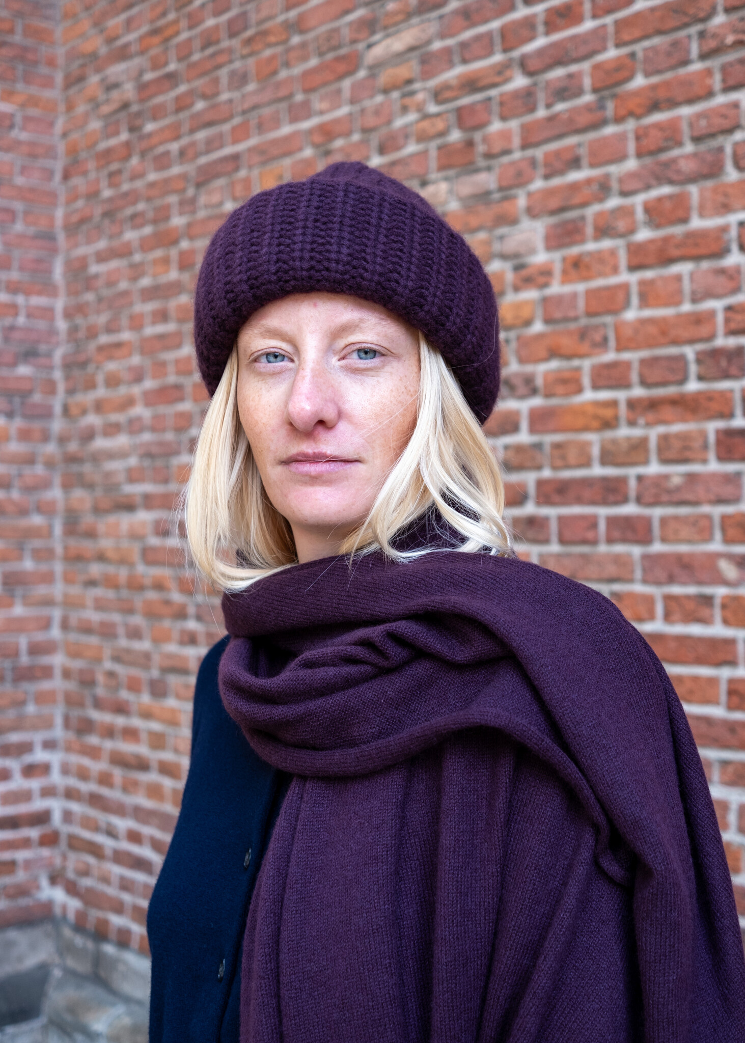 Lisa Yang Paris scarf Mahogany