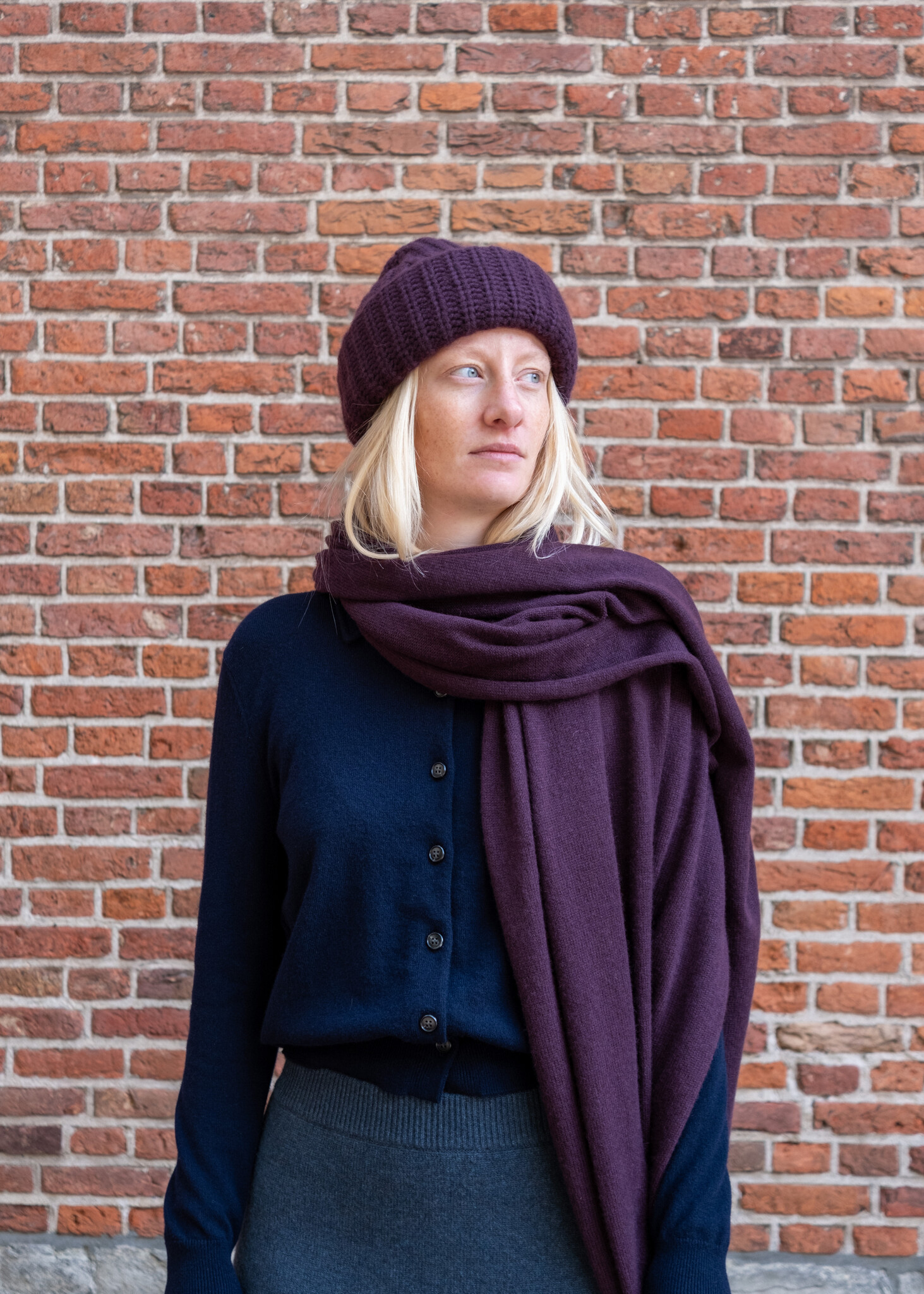 Lisa Yang Paris scarf Mahogany