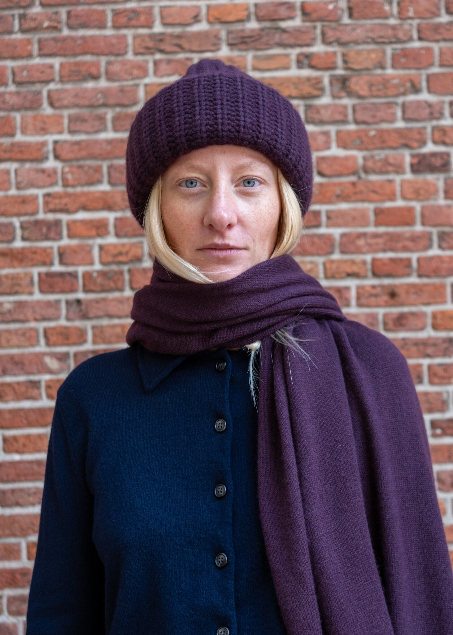 Lisa Yang Paris scarf Mahogany