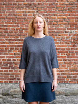 Lisa Yang Camille sweater Graphite