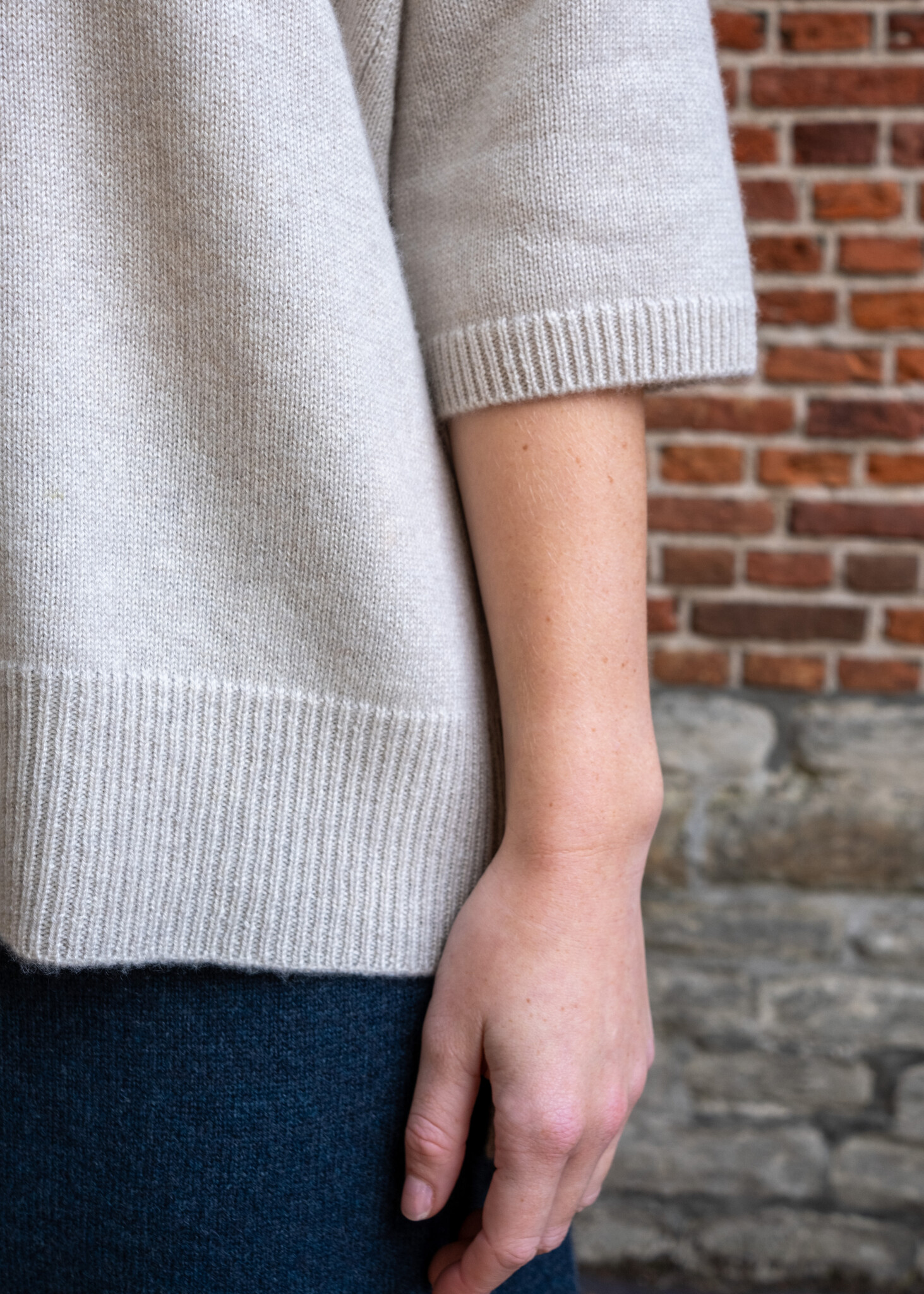 Lisa Yang Camille sweater Oyster