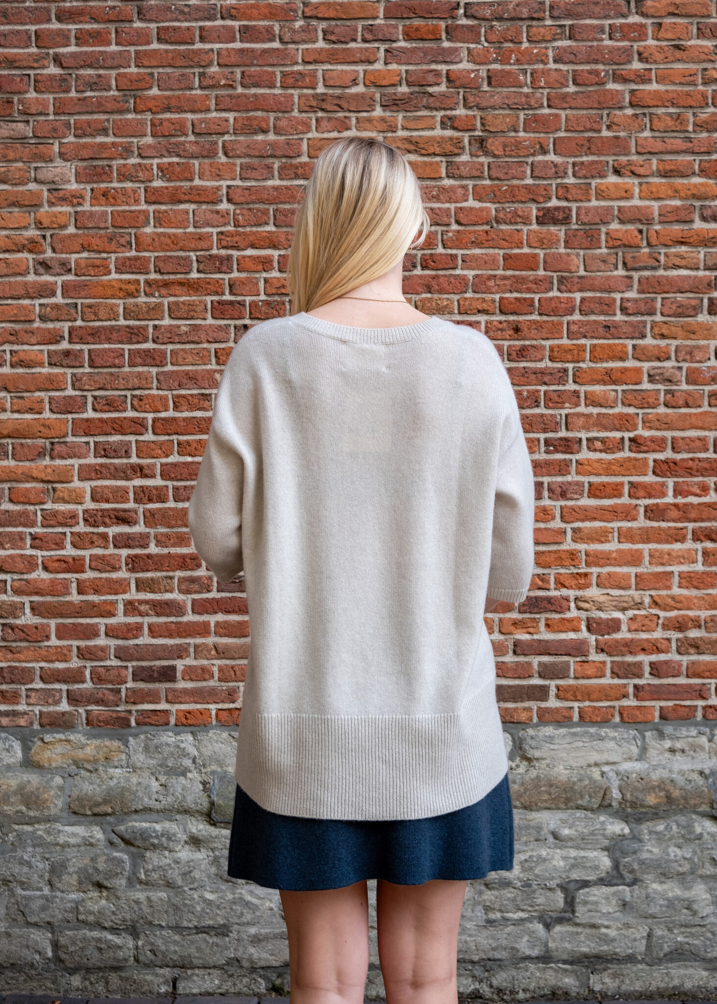 Lisa Yang Camille sweater Oyster