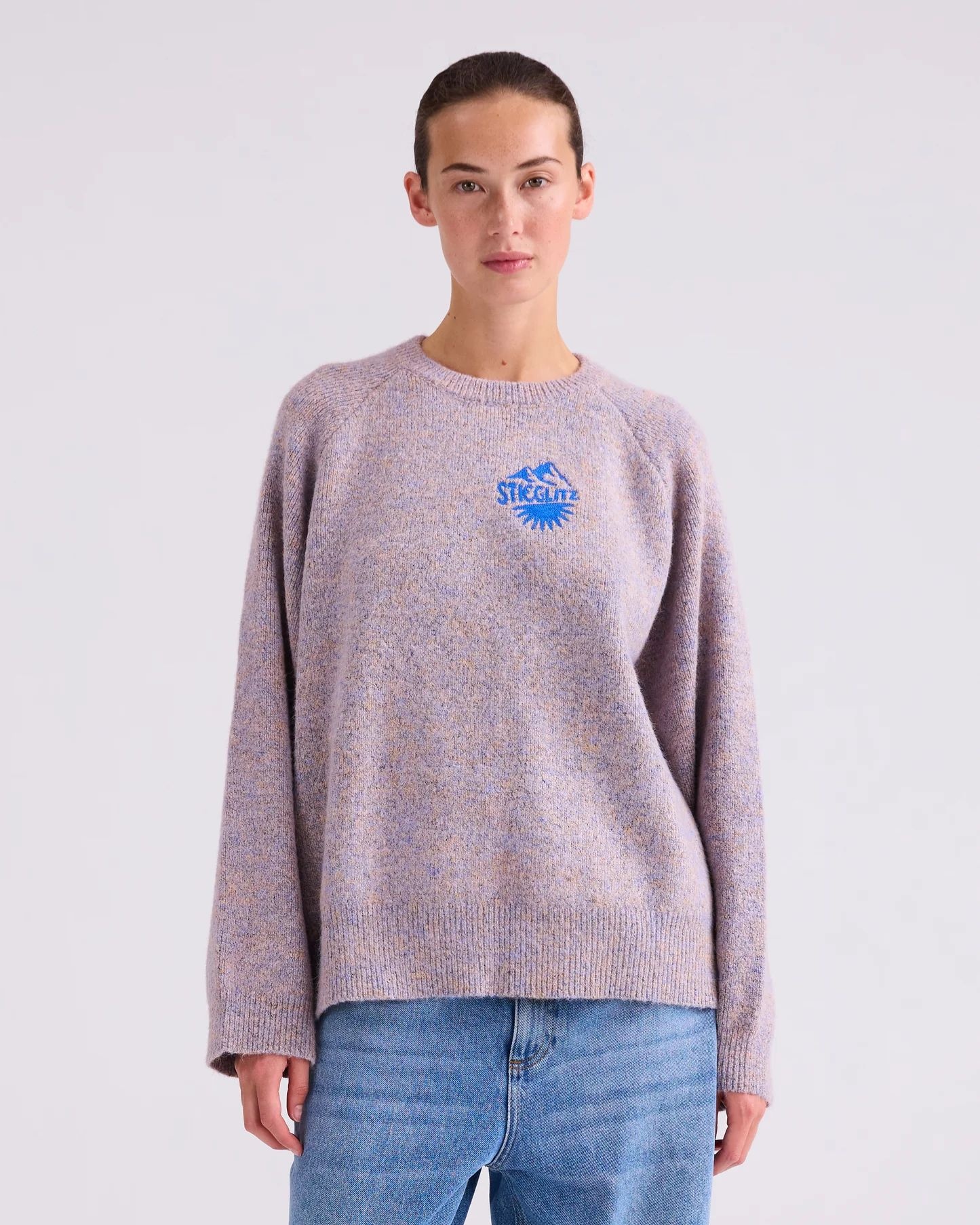 Stieglitz Melicia jumper Purple melange