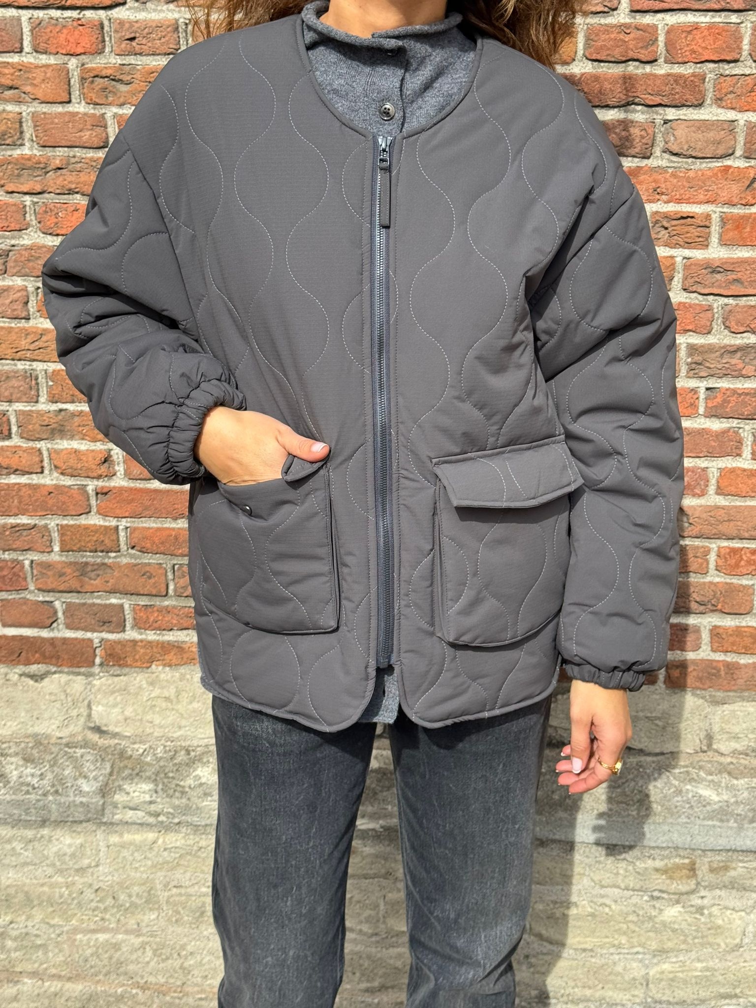 Welter Shelter Paddy light women jacket Muddy grey