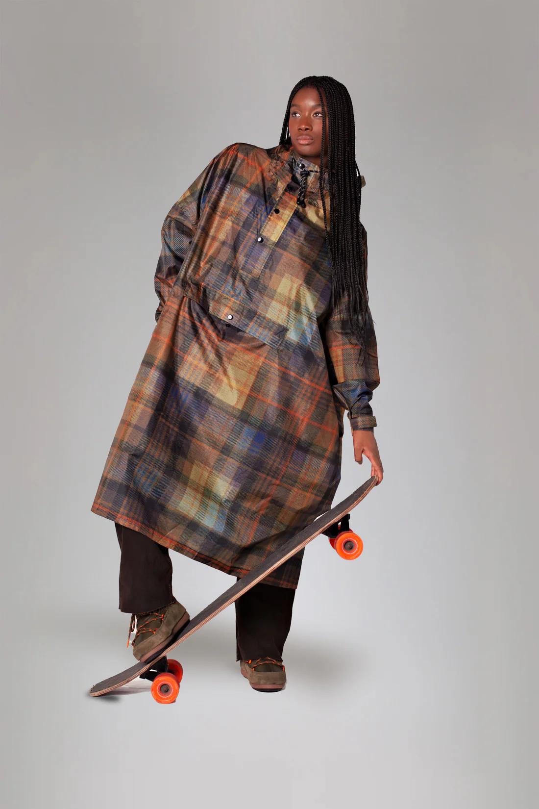 Rainkiss Tartan regenponcho