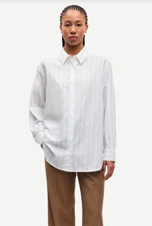 Samsoe Samsoe Salova shirt White pin