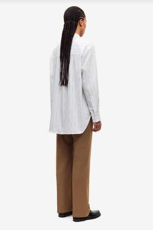 Samsoe Samsoe Salova shirt White pin