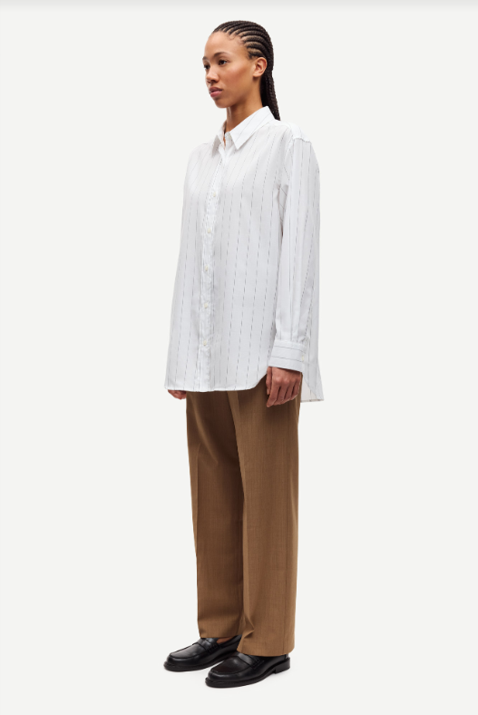 Samsoe Samsoe Salova shirt White pin
