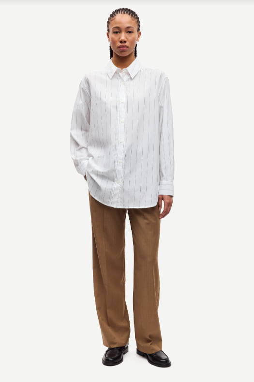 Samsoe Samsoe Salova shirt White pin