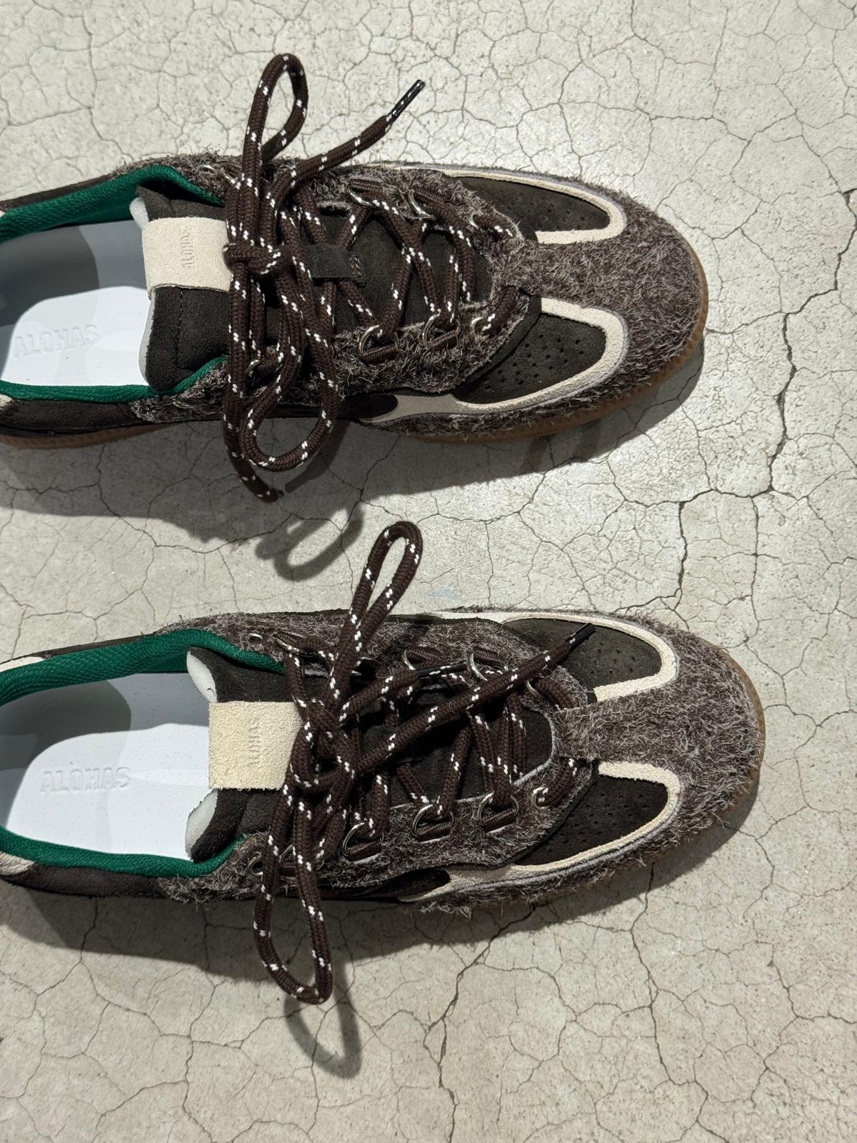 Alohas Tb.490 Trek Brown  leather sneakers