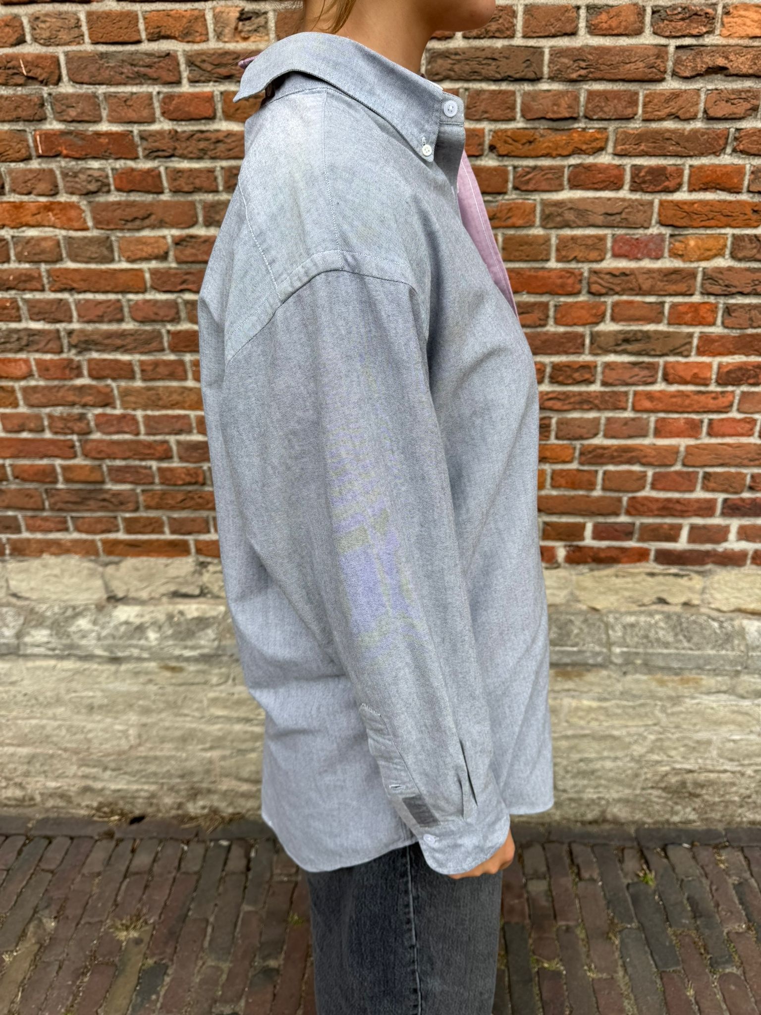 1/OFF Shirt 50/50 Pink/Grey M/L