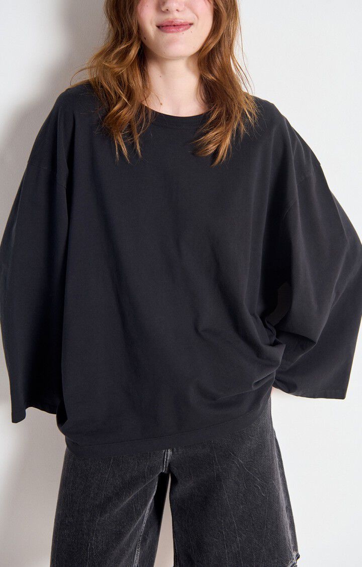 American Vintage FIZ02JH shirt Noir vintage