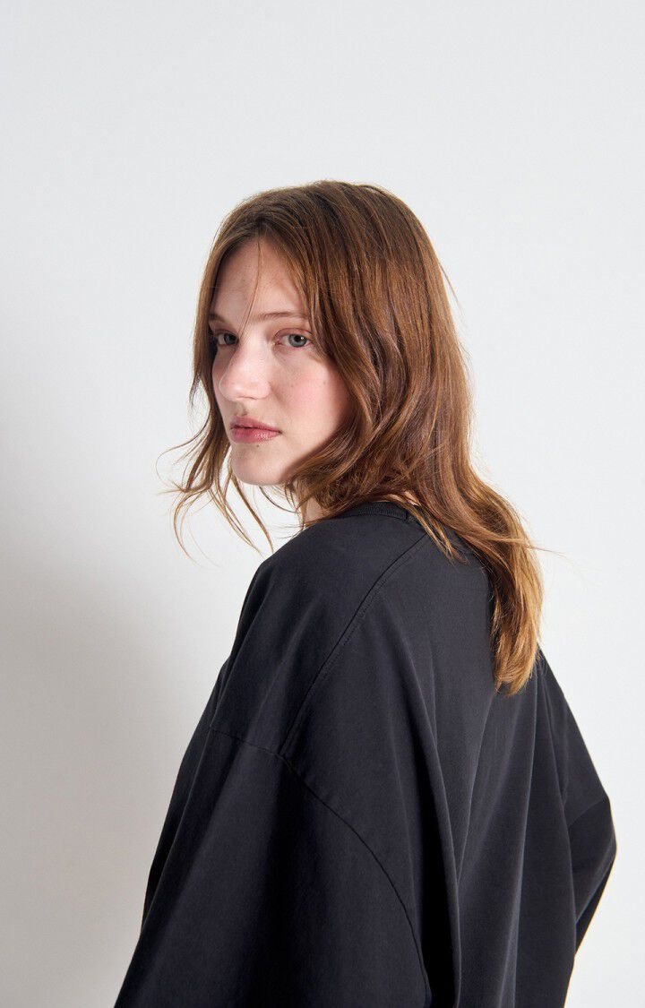 American Vintage FIZ02JH shirt Noir vintage