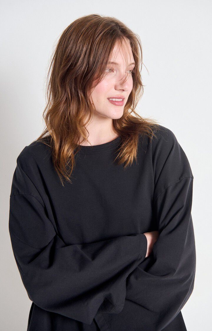 American Vintage FIZ02JH shirt Noir vintage