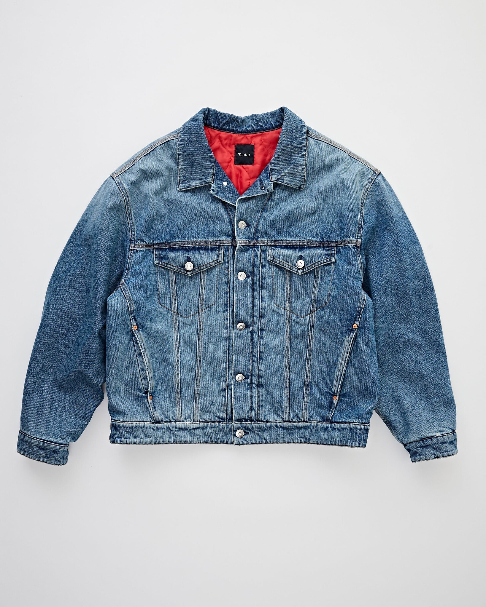 Tenue Hopper bomber denim jacket Fairfax