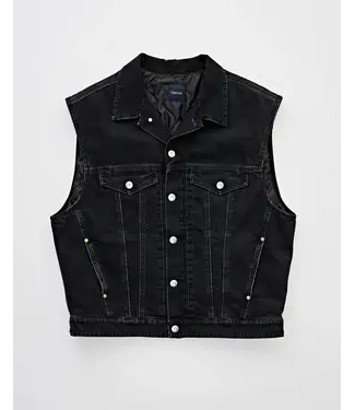 Tenue Hopper sleeveless denim jacket Asheton