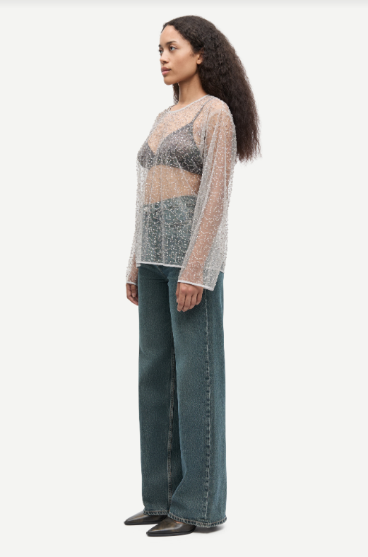 Samsoe Samsoe Samally blouse Pumice stone