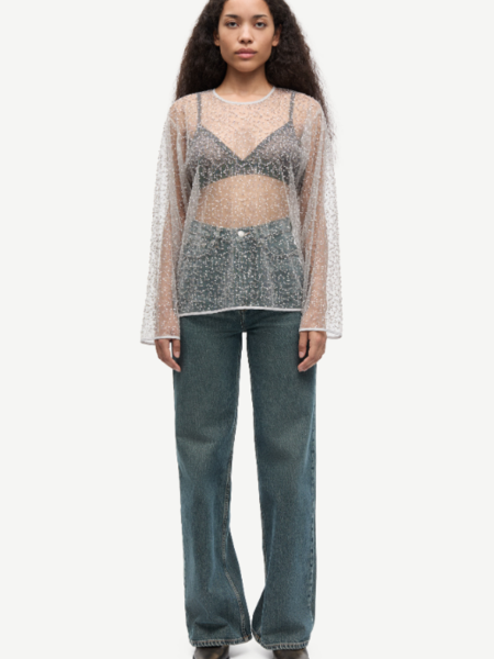Samsoe Samsoe Samally blouse Pumice stone