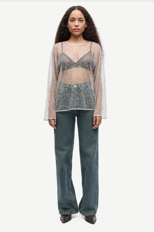 Samsoe Samsoe Samally blouse Pumice stone