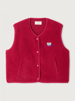 American Vintage HOK16BH Vest Magenta chine