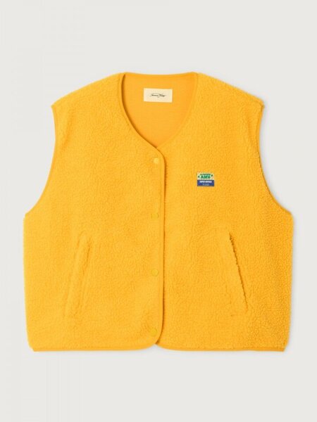 American Vintage HOK16BH Vest Bouton d'or