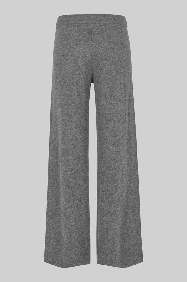 Second Female Calm knit pants Grey melange