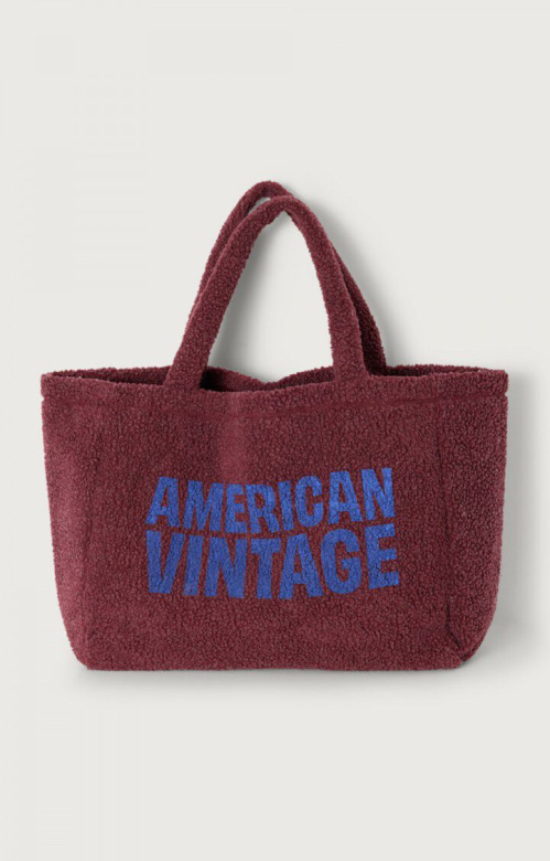 American Vintage HOK26AH Tote bag Bordeaux chine