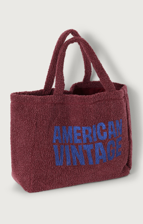 American Vintage HOK26AH Tote bag Bordeaux chine
