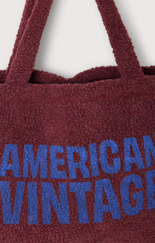 American Vintage HOK26AH Tote bag Bordeaux chine