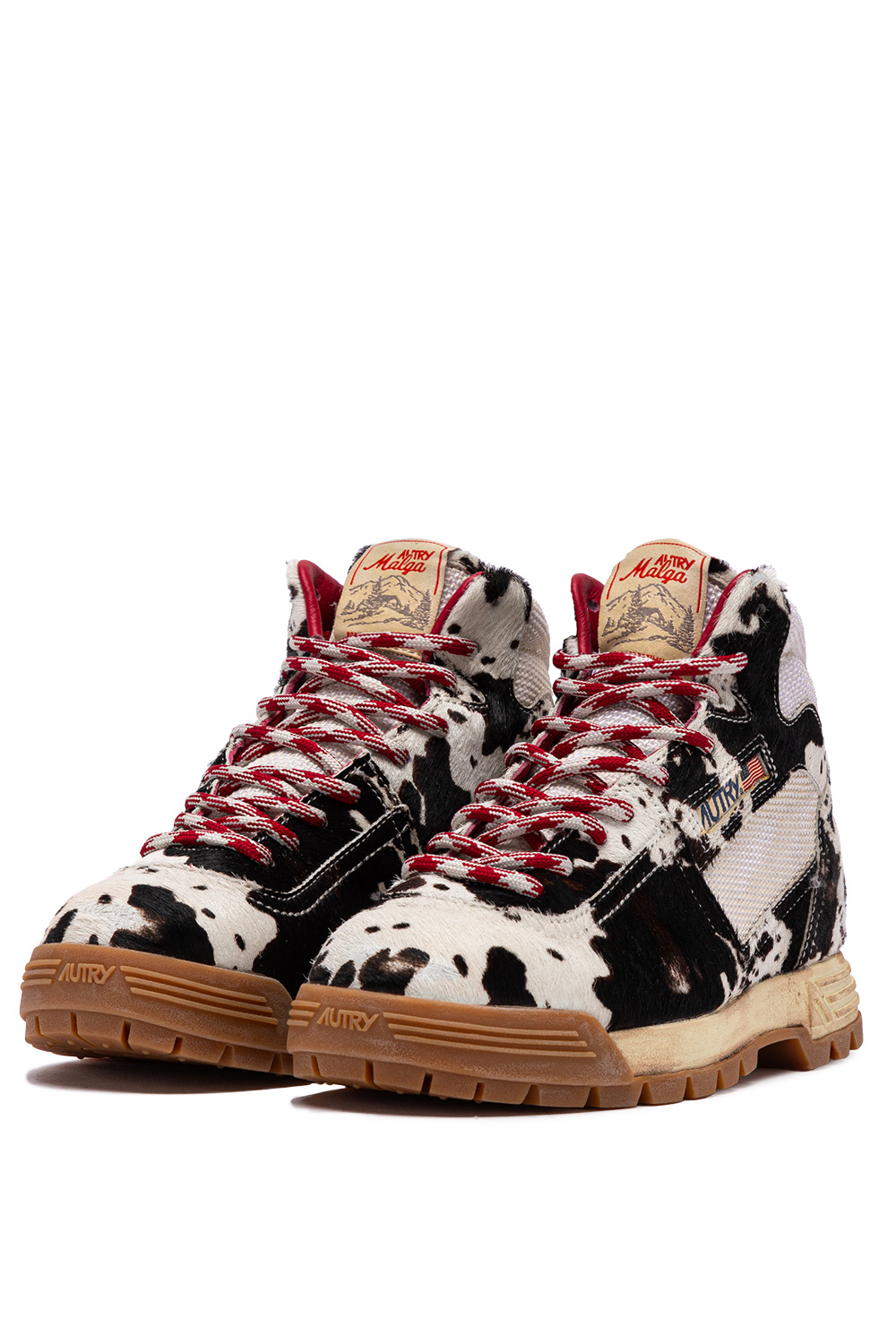 Autry Malga mid wom sneaker Pony/Fab Brown/Marsh