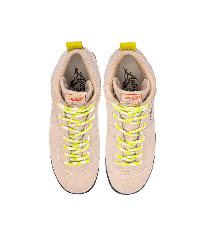 Autry Malga mid wom sneaker Sue/Cord Noto/Semolina