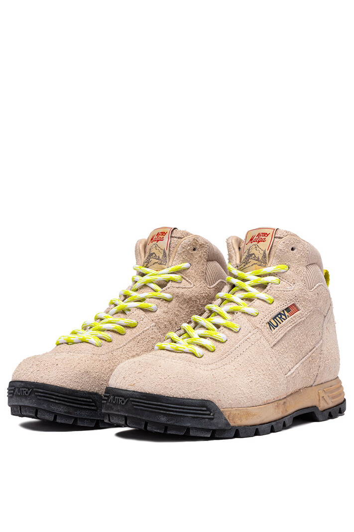 Autry Malga mid wom sneaker Sue/Cord Noto/Semolina