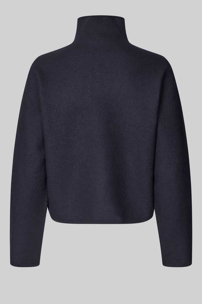 Second Female Life knit T-neck Carbon