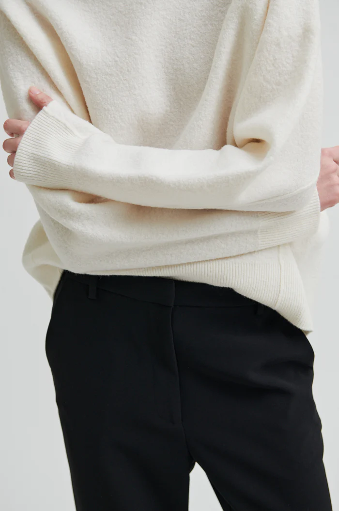 Second Female Fique bootcut trousers Black