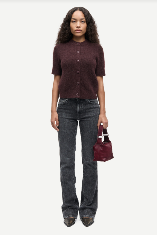 Samsoe Samsoe Sanoura ss cardigan Fudge