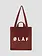 OLAF Corduroy tote bag Rum raisin