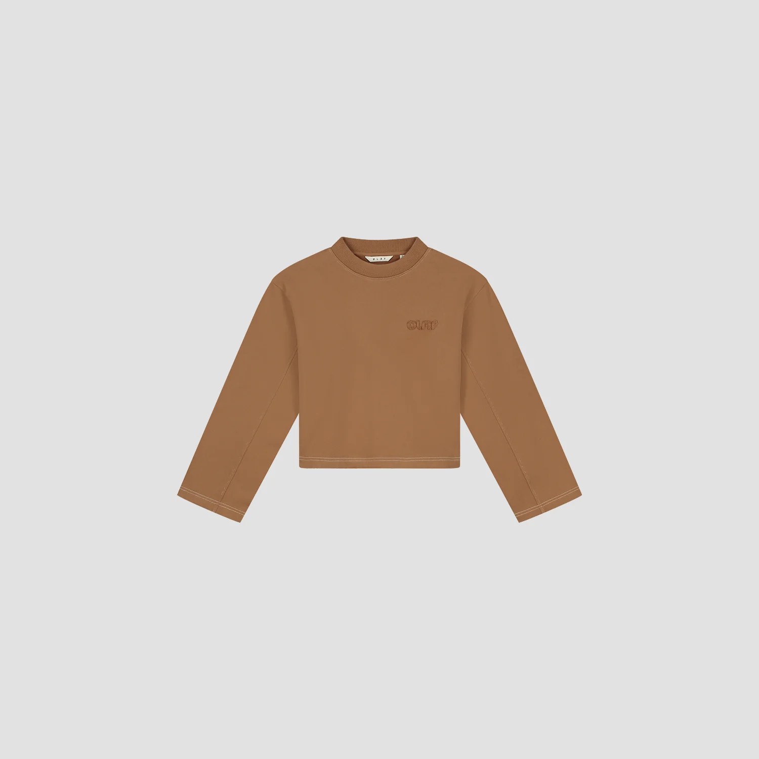 OLAF Contrast retro logo crewneck Foxtrot