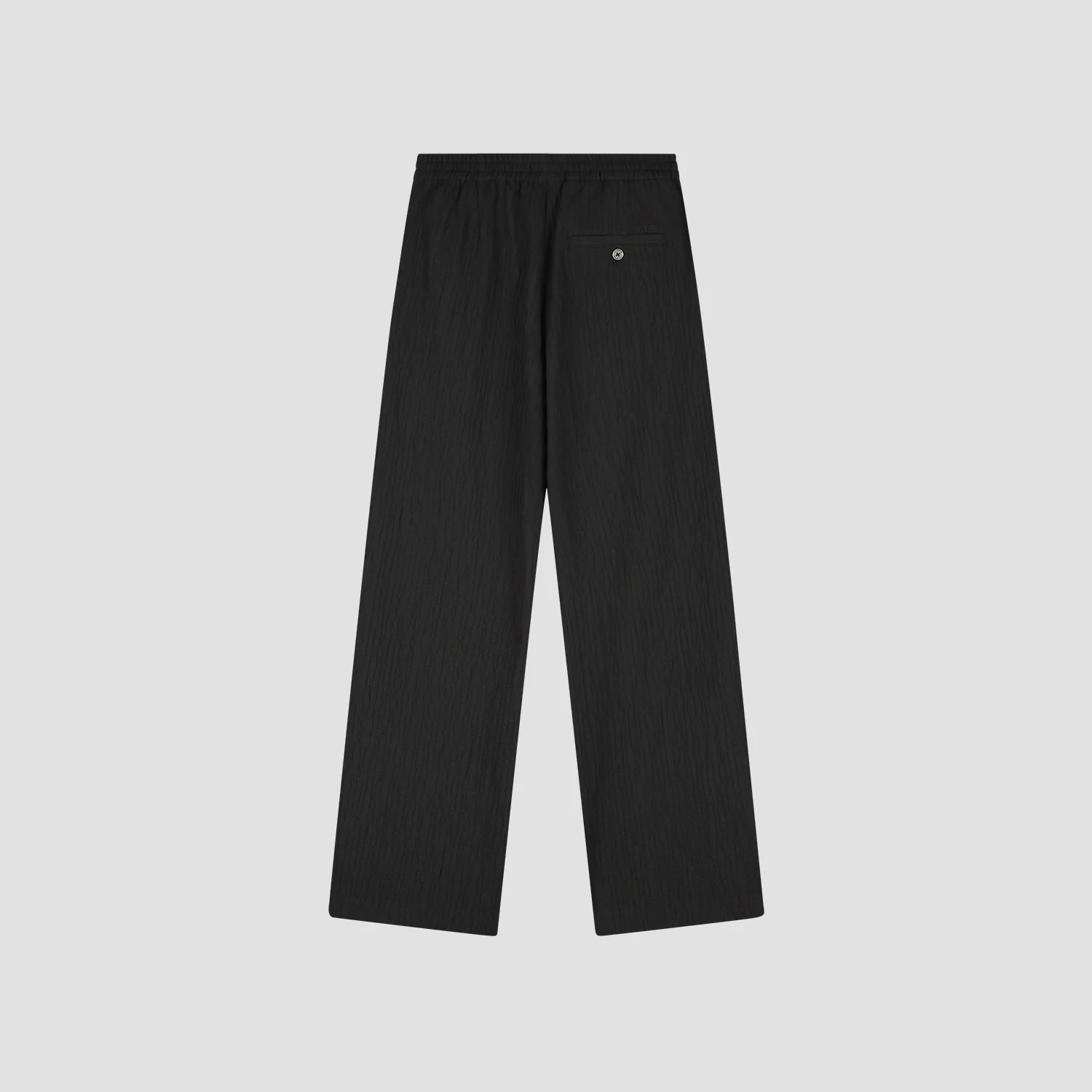 OLAF Textured drapey pant Black