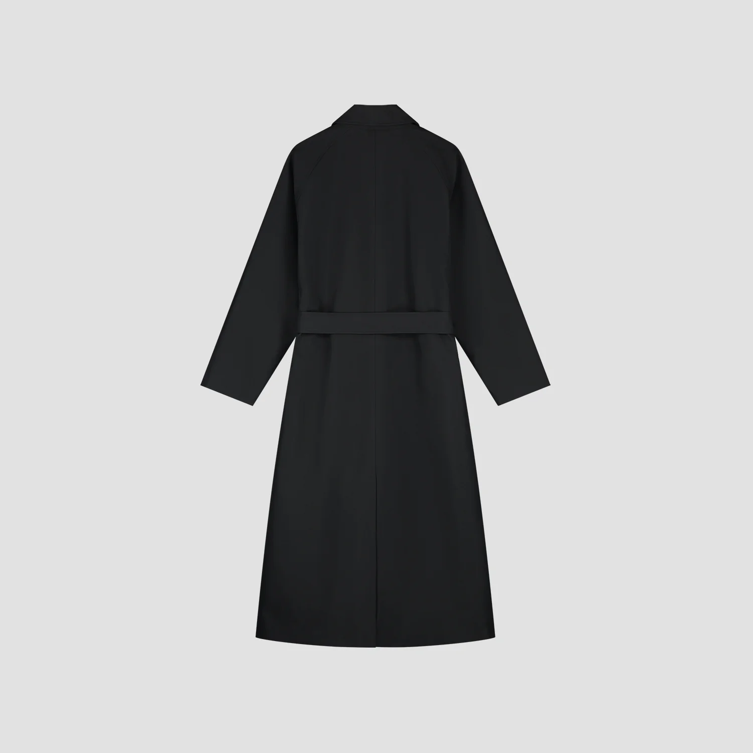 OLAF Retro logo trenchcoat Black