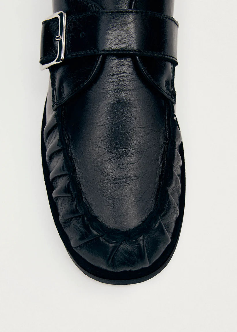 Alohas Brandy leather loafers Black