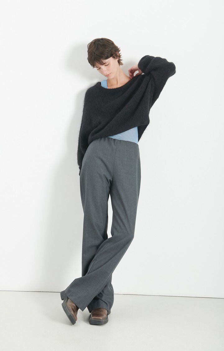 American Vintage NIB18AH knitted sweater Noir