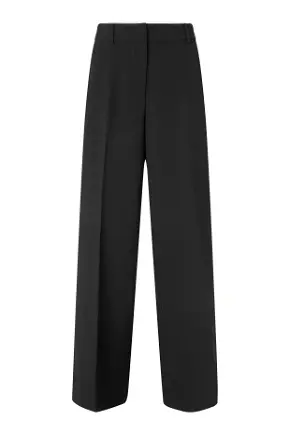 Second Female Fique straight trousers Black
